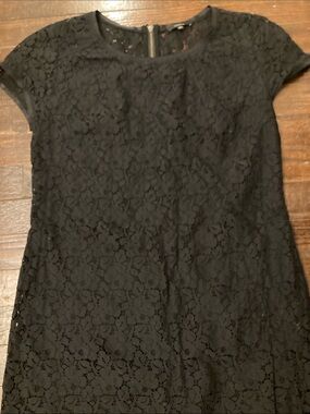 TALULA Black Floral Lace Dress , Size Medium